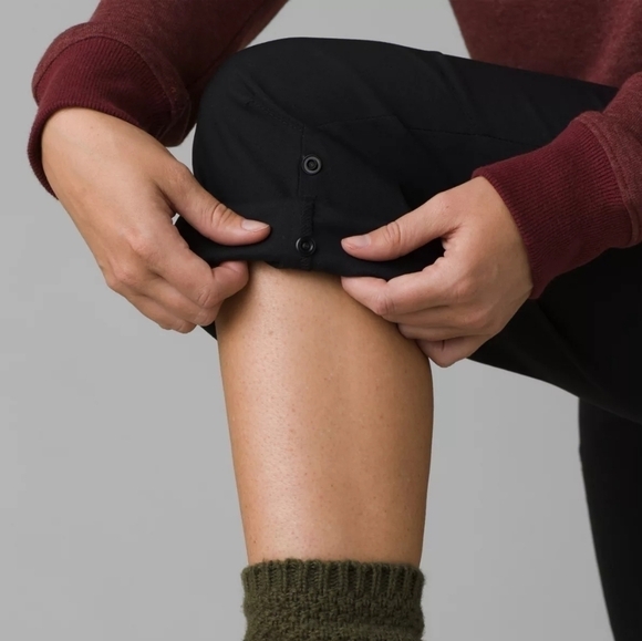 Prana Halle Black Convertible Pants Size 8 NWT - Picture 7 of 9